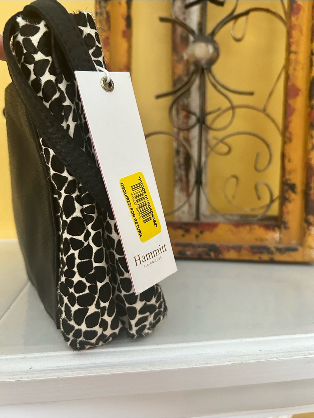 Hammitt VIP Medium Crossbody Clutch – Duke Dapple Calf Hair NWT old money - Picture 5 of 12